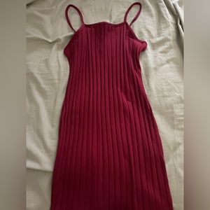 Red stretchy SHEIN dress